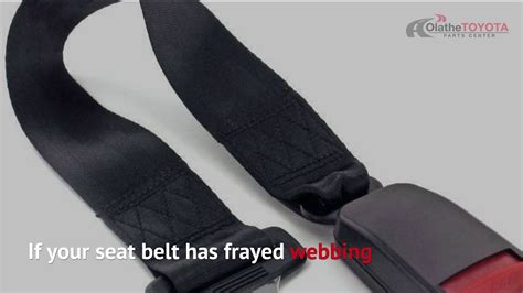 Toyota Seat Belts Youtube