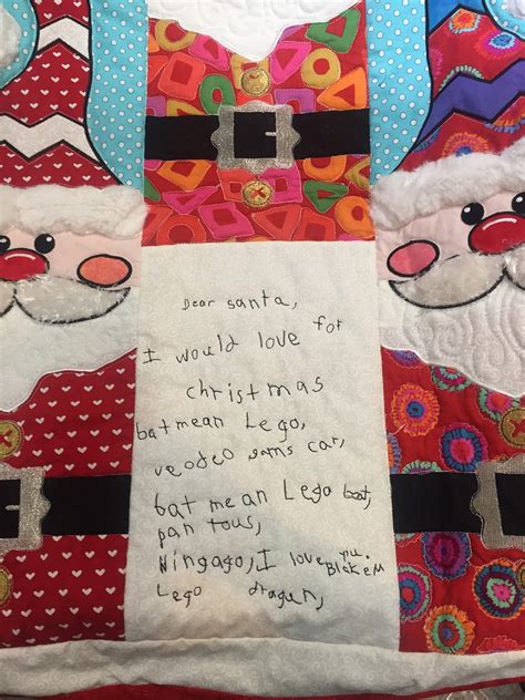 The Clothesline Letters To Santa Quilt The Inside Story Of Creating