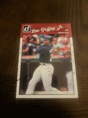 Panini Donruss Retro Seattle Mariners Ken Griffey Jr