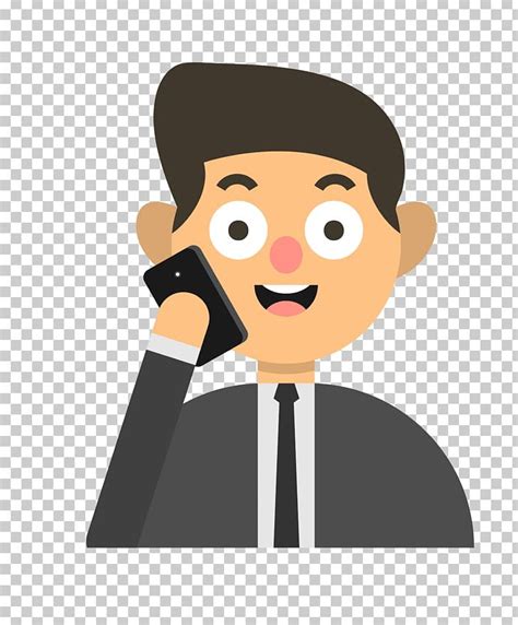 Telephone Mobile Phone Icon Png Clipart Android Business Business Man Cartoon Character