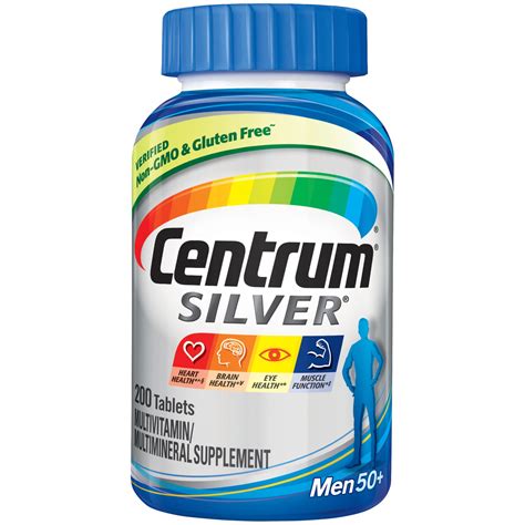 Centrum Silver Multivitamin For Men Plus And Mineral Supplement