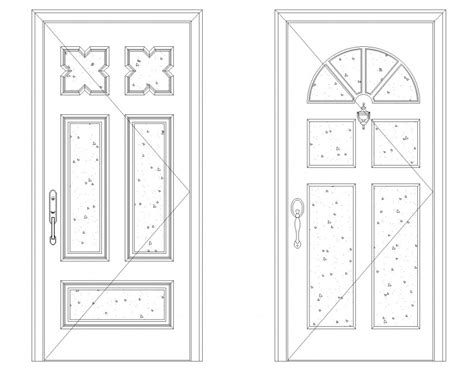 Concrete door cad blocks plan autocad file | Block plan, Cad blocks, Autocad