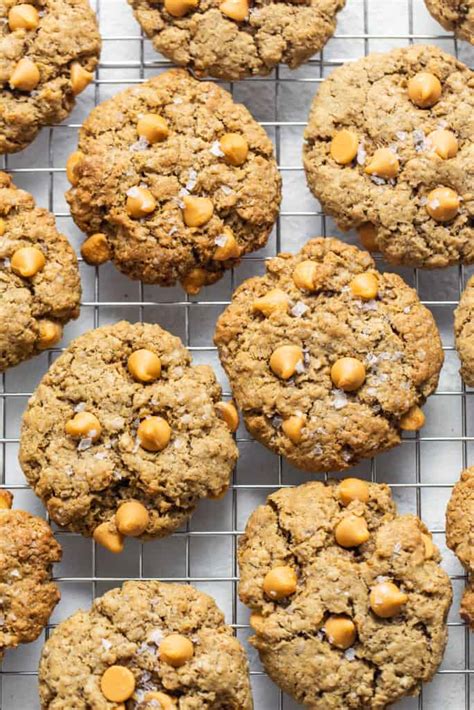 Brown Butter Oatmeal Butterscotch Cookies Fit Foodie Finds