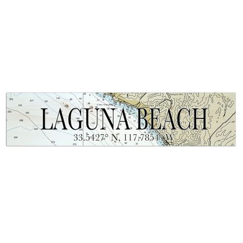 Laguna Beach, CA Coordinate Sign – MapMom
