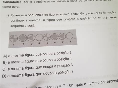 Observe A Sequência De Figuras Abaixo BRAINCP