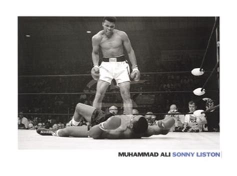 Muhammad Ali - 1965 1st Round Knockout Against Sonny Liston Fine Art ...