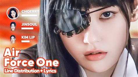 ODD EYE CIRCLE Air Force One Line Distribution Lyrics Karaoke