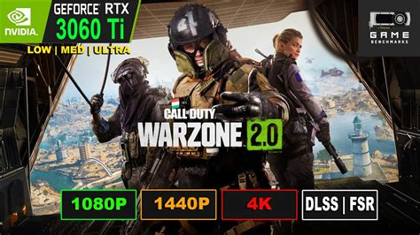 COD WARZONE 2 3700x RTX 3060 Ti 1080P 1440P 4K DLSS FSR