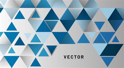 Blue Triangle Pattern Abstract Background 1943733 Vector Art At Vecteezy