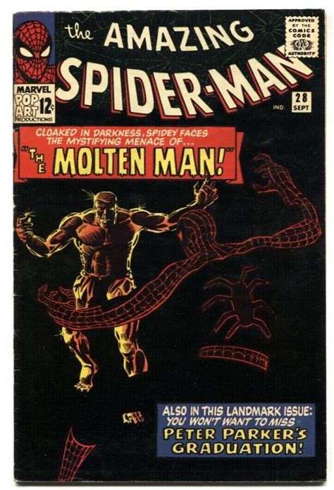 Amazing Spider Man 28 Marvel Silver Age Comic Book 1st Molten Man 1965