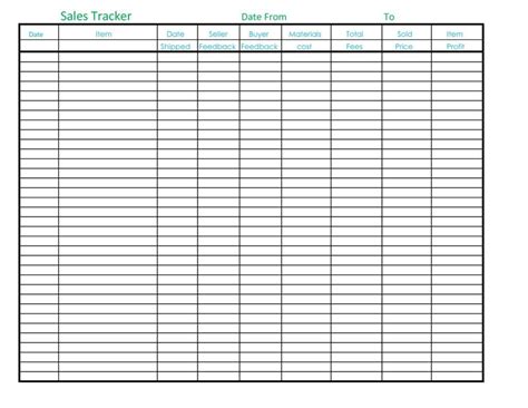 Ticket Sales Spreadsheet Template