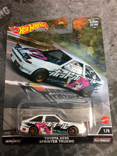 Hot Wheels Car Culture Toyota AE86 Sprinter Trueno Mountain Drifters