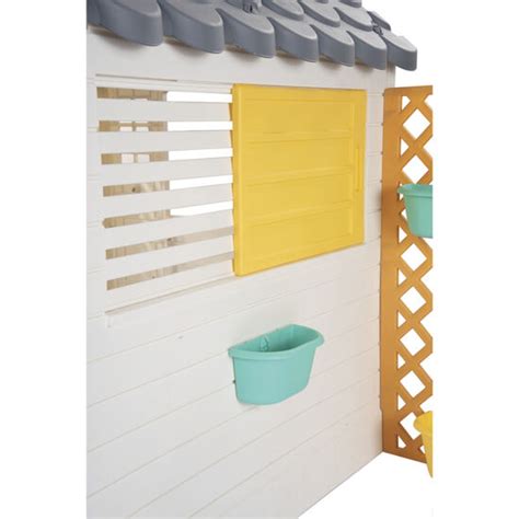 Buy a Dolu Garden Playhouse With Fence - White from E-Bikes Direct Outlet