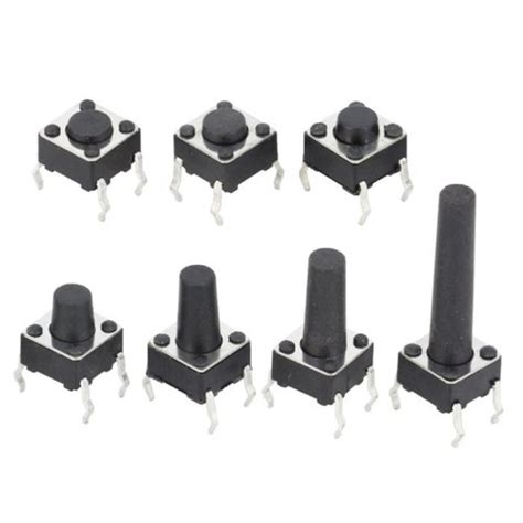 Jual Tact Switch 6x6x14 Mm Saklar Micro Push Button 4 Pin Kaki Kota