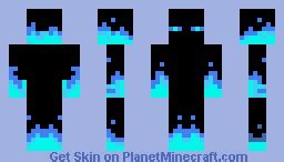 Blue Enderman Minecraft Skin