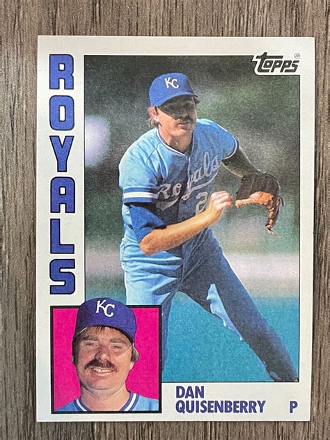 Topps Dan Quisenberry Kansas City Royals Ebay