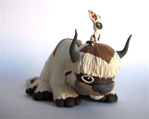 Appa and Momo Sculpture by *DragonsAndBeasties on deviantART | Clay art ...