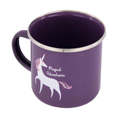 330ml Enamel Mug Unicorn Kmart