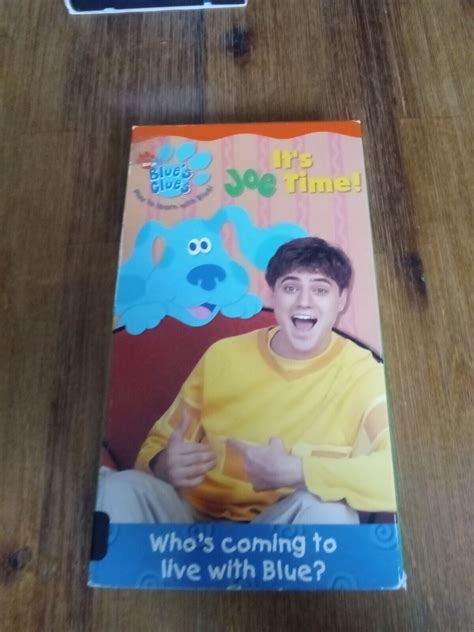 Blues Clues Its Joe Time Vhs 2002 97368769236 Ebay