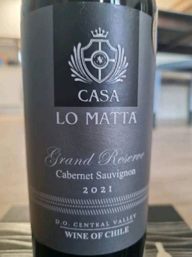 Casa Lo Matta Grand Reserve Cabernet Sauvignon Vivino Us