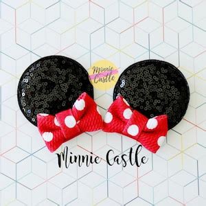 Mickey Ears Hair Clips Mickey Ears Mickey Ears Mouse Ears Hair Clip