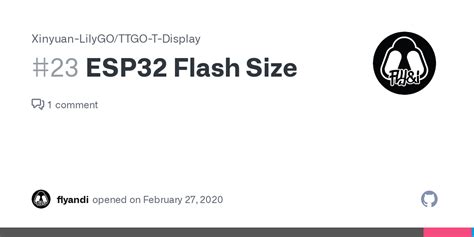 ESP32 Flash Size Issue 23 Xinyuan LilyGO TTGO T Display GitHub