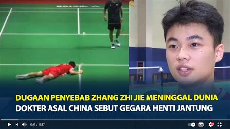 Penyebab Zhang Zhi Jie Pebulutangkis China Meninggal Dunia Diduga