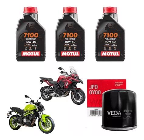 Kit Service Benelli Tnt Trk Filtro Aceite Motul Sia