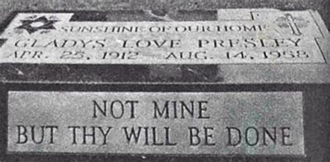 Gladys Love Presley Died August 14 1958 Elvis Presley Elvis Presley
