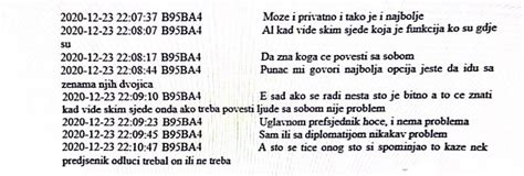 Sky prepiske članova narko kartela Kona ković nam je važan Najbolji