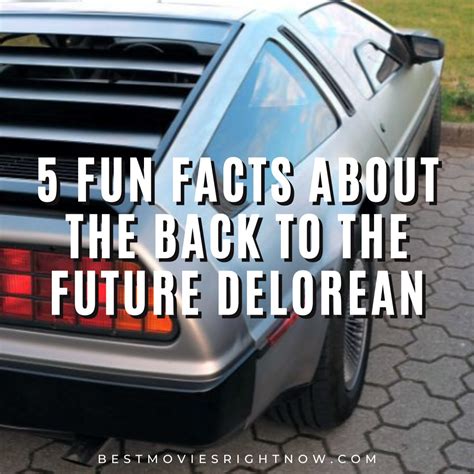 5 Fun Facts About The Back To The Future Delorean