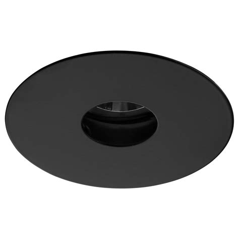 Fire Rated Invisible Fixed Pinhole Round Downlight Gu V W Black