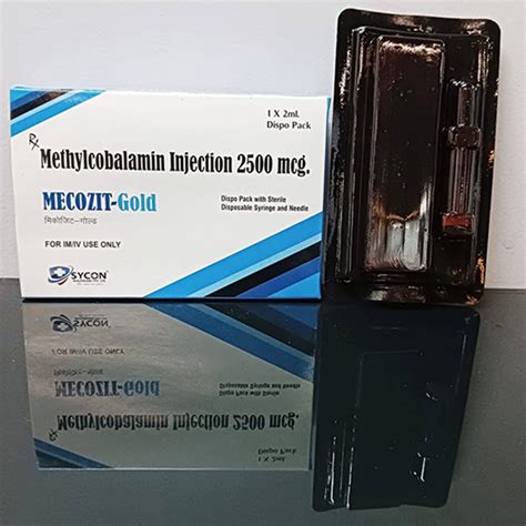 Mecozit Gold Methylcobalamin Injection Mcg Sycon Healthcare