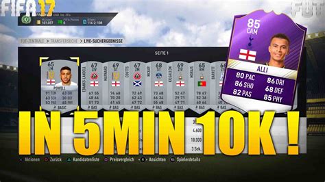 OMG JETZT 10K IN 5 MINUTEN MACHEN BESTER FIFA 17 TRADING TIPP MIT