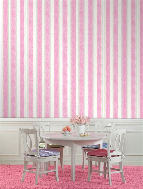 Pink Stripe Wallpaper - Panda's House