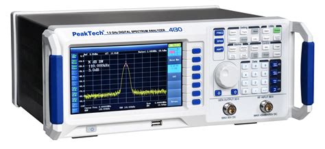 Cyfrowy Analizator Widma 9 KHz 1 5 GHz PeakTech 4130