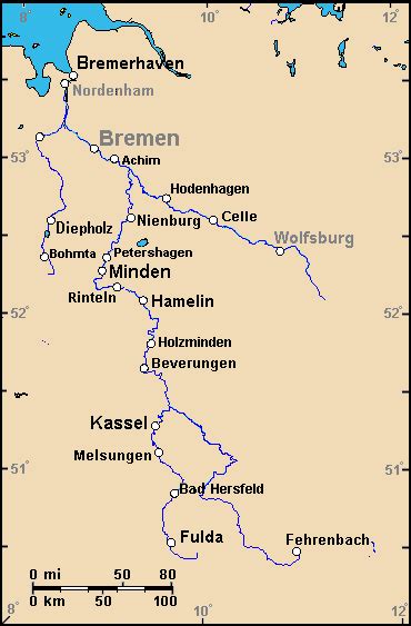 A Weser Watershed Closer - MapSof.net