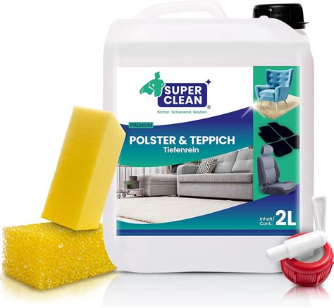 Super Clean Nettoyant pour Tissus d ameublement et Tapis Concentré pour