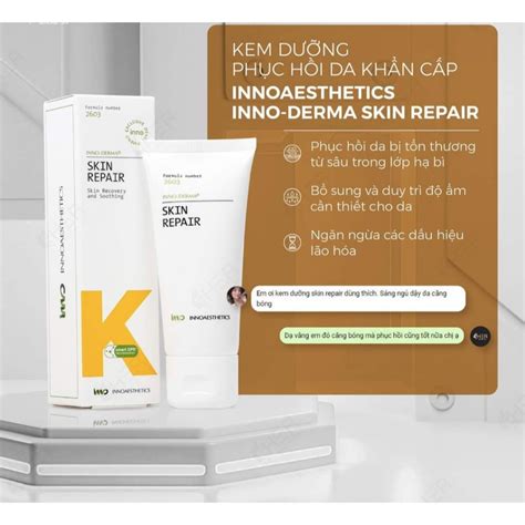 Kem dưỡng phục hồi da khẩn cấp Innoaesthetics Inno Derma Skin repair