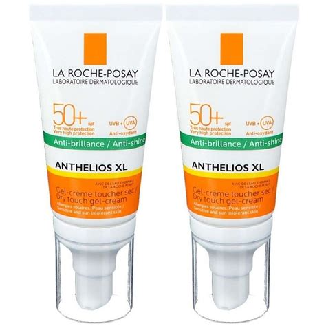 La Roche Posay Anthelios Xl Spf50 Gel Crème Parfumé Toucher Sec 2x50