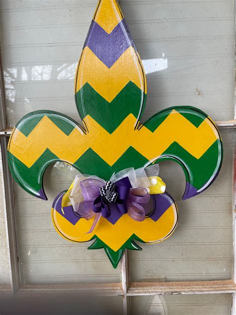 Front Door Decor Mardi Gras Decorations Mardi Gras Door - Etsy