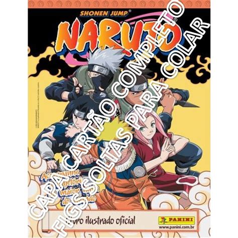 Naruto Shonen Jump Lbum Completo As Figurinhas Soltas Para Colar