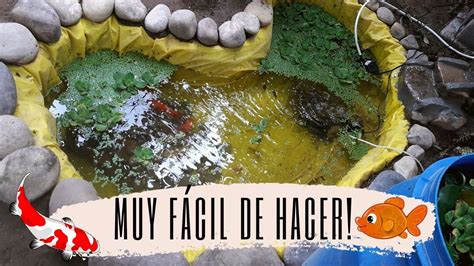 Como Hacer Un Estanque Para Peces Barato En D As Youtube