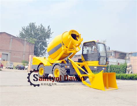 2 0m3 Output Powerful Shovel Auto Mobile Concrete Self Loading Truck