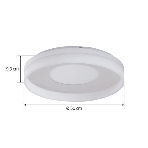 Lucande Inteligentna lampa sufitowa LED Squillo biała Tuya RGBW CCT