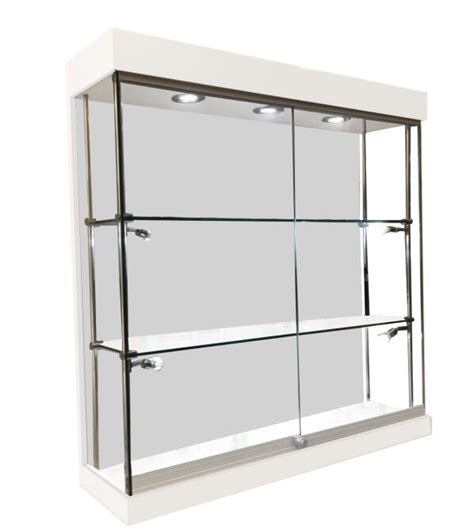 Lockable Wall Mounted Glass Display Cabinet | Homeminimalisite.com