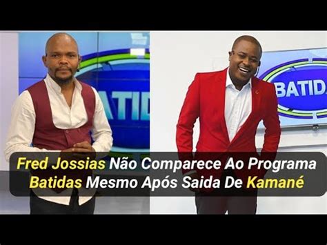 Fred Jossias Não Comparece Ao Programa Batidas Mesmo Após A Saída Do