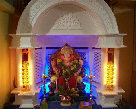 Ganesh Chaturthi Decorations Thermocol