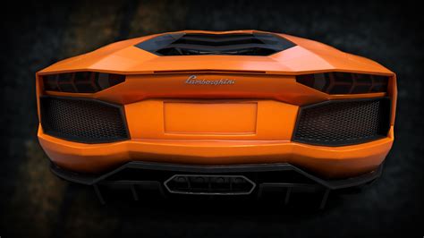 Artstation Lamborghini Aventador Low And High Poly Game Assets