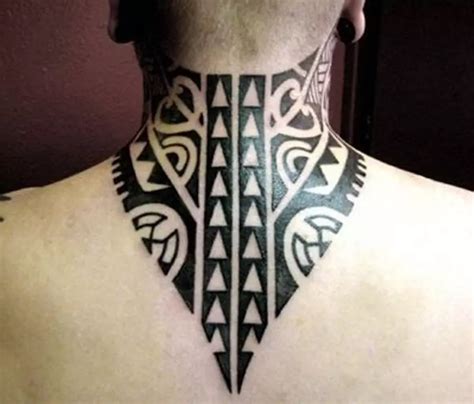 Tribal Tattoos For Men On Neck